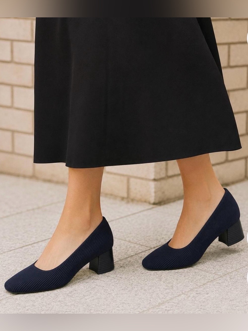 Vivaia Melody NWOT square-toe chunky heel 38.5 / 7.5 US - Picture 1 of 10